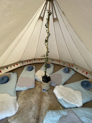 Luxe all-in tipi-tent voor 6 personen